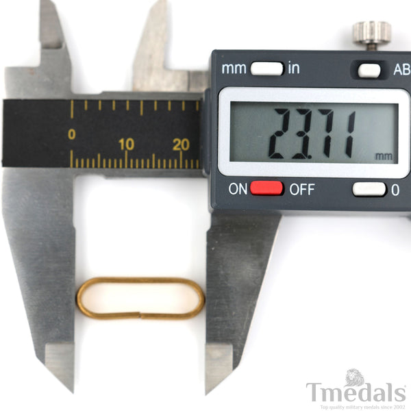 Solid Brass Suspension Ring for Neck Orders – 23.7 mm (0.935 in) – For Repair & Mounting