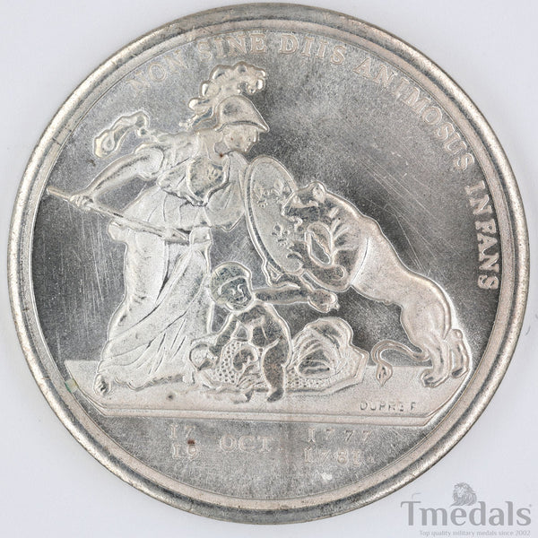 Libertas Americana Medal Replica 1776–1781 Nickel Silver – Revolutionary Era