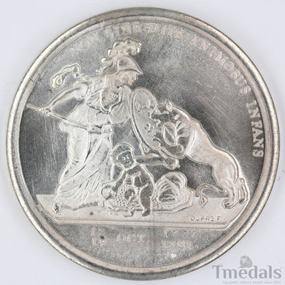 Libertas Americana Medal Replica 1776–1781 Nickel Silver – Revolutionary Era replica