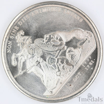 Libertas Americana Medal Replica 1776–1781 Nickel Silver – Revolutionary Era replica