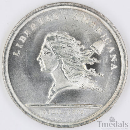 Libertas Americana Medal Replica 1776–1781 Nickel Silver – Revolutionary Era replica