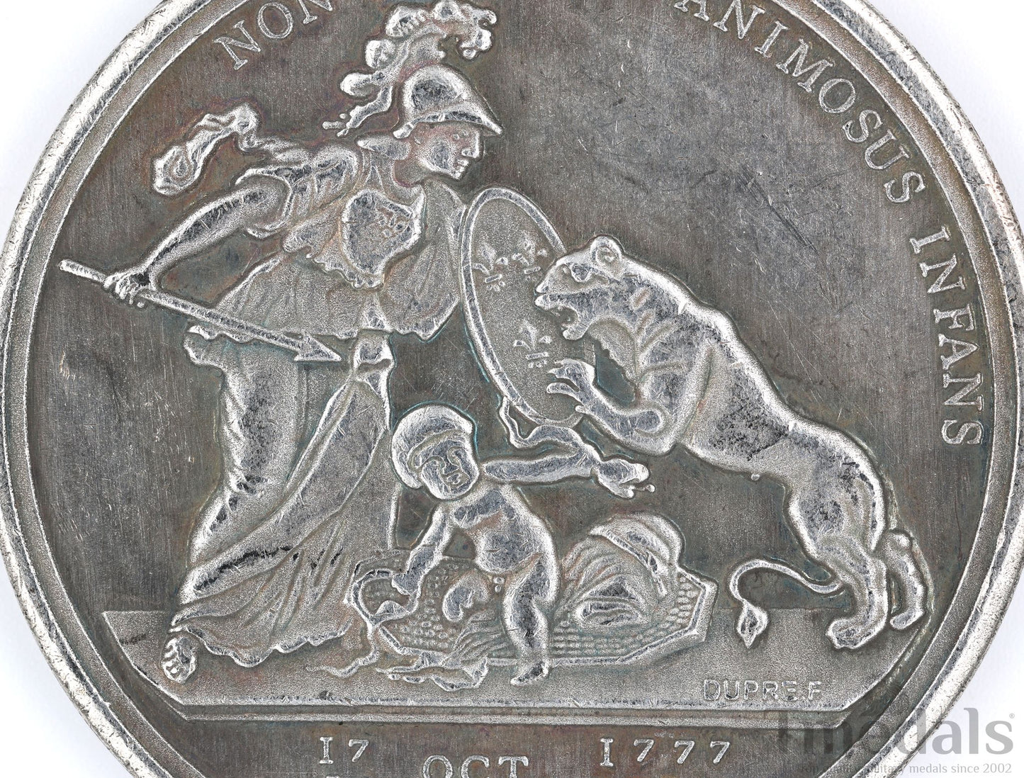 Libertas Americana Medal Replica 1776–1781 Nickel Silver Revolutionary Era replica