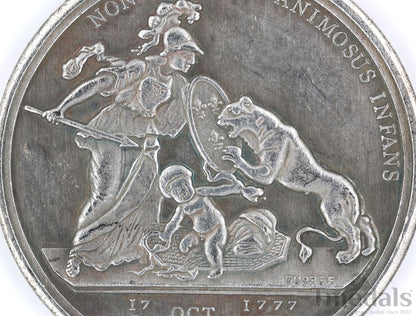 Libertas Americana Medal Replica 1776–1781 Nickel Silver Revolutionary Era replica