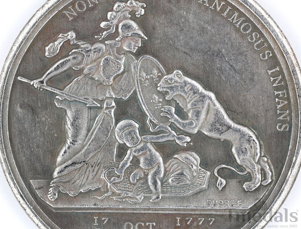 Libertas Americana Medal Replica 1776–1781 Nickel Silver Revolutionary Era nice