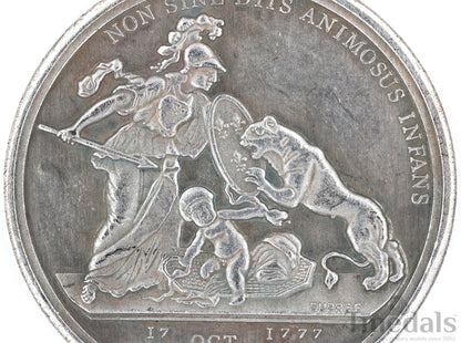Libertas Americana Medal Replica 1776–1781 Nickel Silver Revolutionary Era replica
