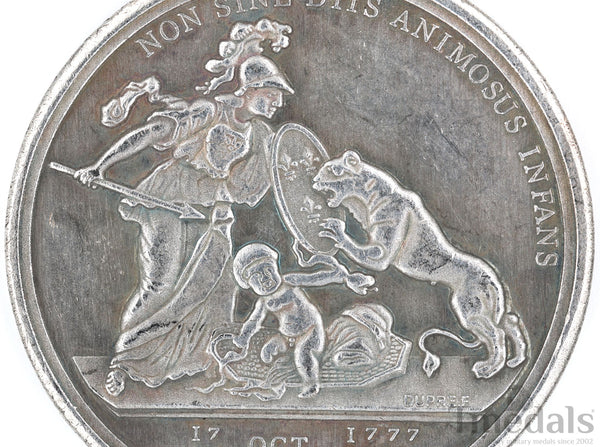 Libertas Americana Medal Replica 1776–1781 Nickel Silver Revolutionary Era nice