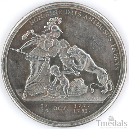 Libertas Americana Medal Replica 1776–1781 Nickel Silver Revolutionary Era replica