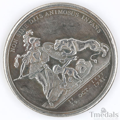 Libertas Americana Medal Replica 1776–1781 Nickel Silver Revolutionary Era replica