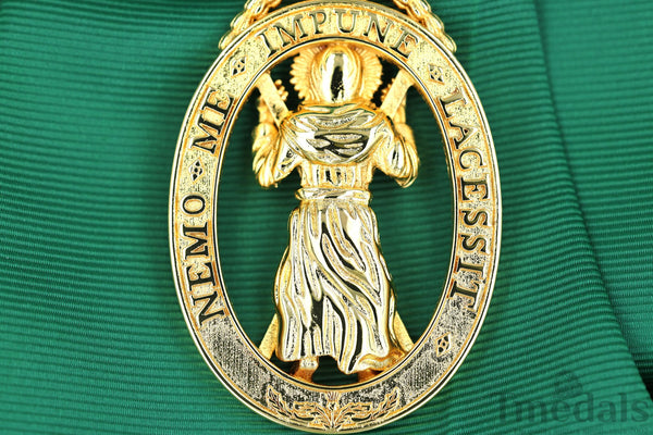 UK Order of the Thistle Badge Saint Andrew Replica Brass Gilt Full-Size Museum copy reproduction repro