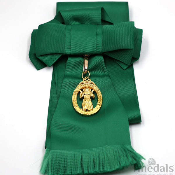 UK Order of the Thistle Badge Saint Andrew Replica Brass Gilt Full-Size Museum copy reproduction repro