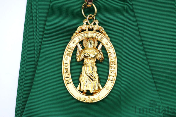 UK Order of the Thistle Badge Saint Andrew Replica Brass Gilt Full-Size Museum copy reproduction repro