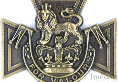 British Victoria Cross Medal with Ribbon –  Historical Replica UK