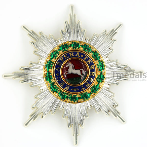 Royal Guelphic Order Breast Star Replica – Enamel Medal with Pin