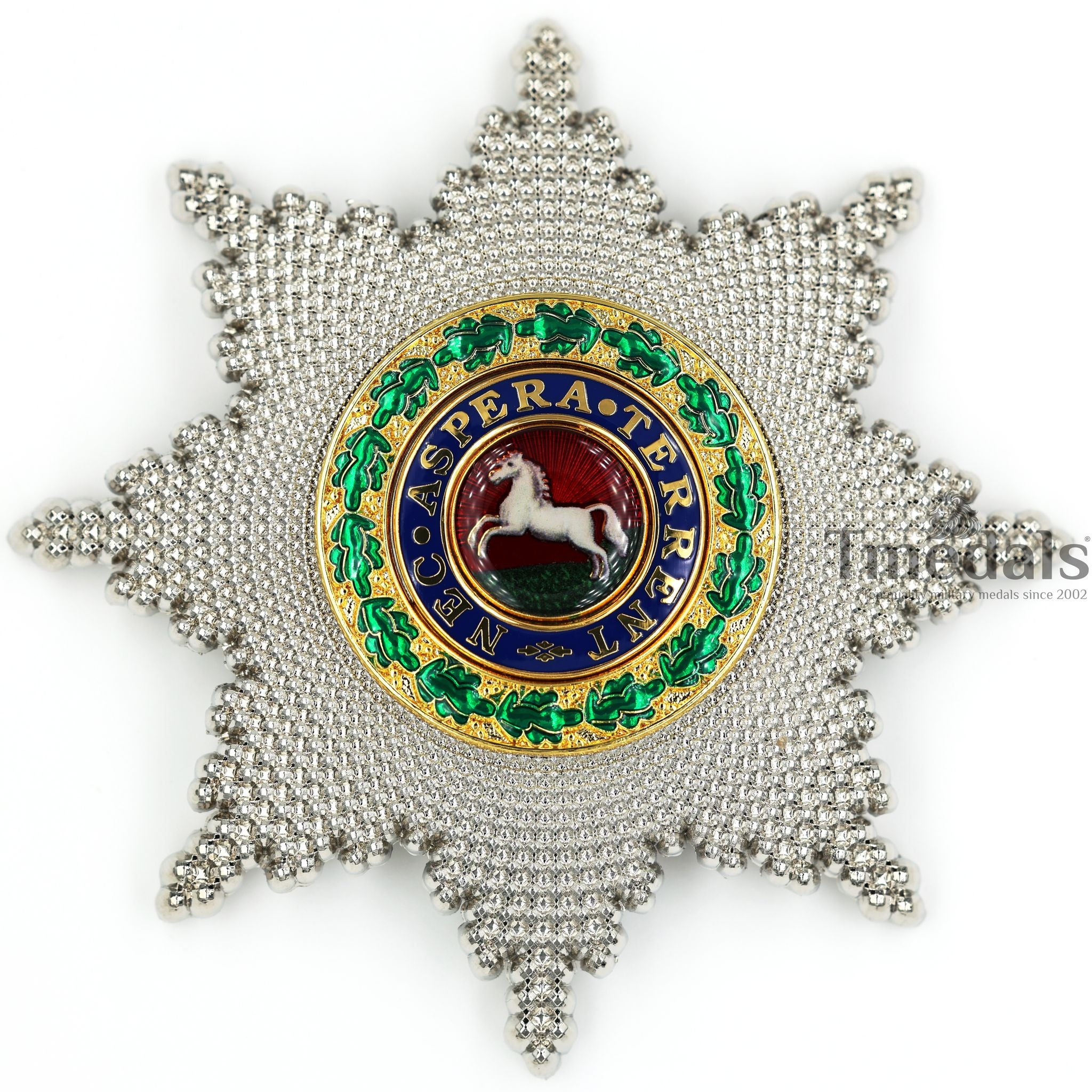 Royal Guelphic Order Breast Star Replica – Enamel Medal with Pin rare