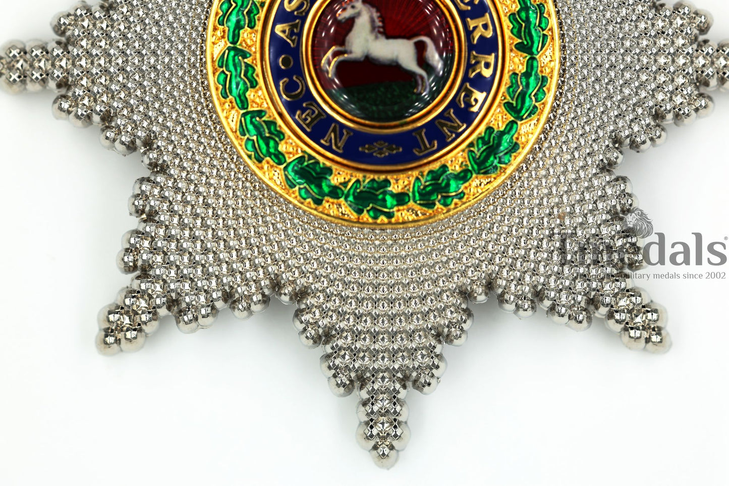Royal Guelphic Order Breast Star Replica – Enamel Medal with Pin Replica