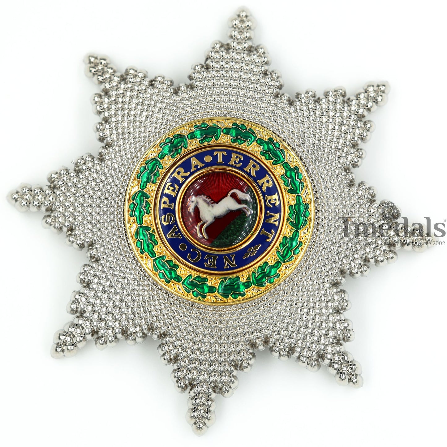 Royal Guelphic Order Breast Star Replica – Enamel Medal with Pin Replica