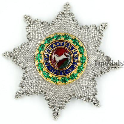 Royal Guelphic Order Breast Star Replica – Enamel Medal with Pin Replica