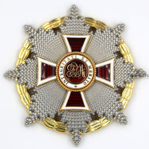 Austrian Imperial Order of Leopold Breast Star with war decoration Replica
