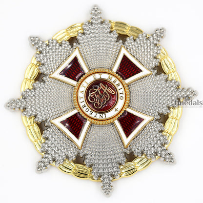 Austrian Imperial Order of Leopold Breast Star with war decoration Replica