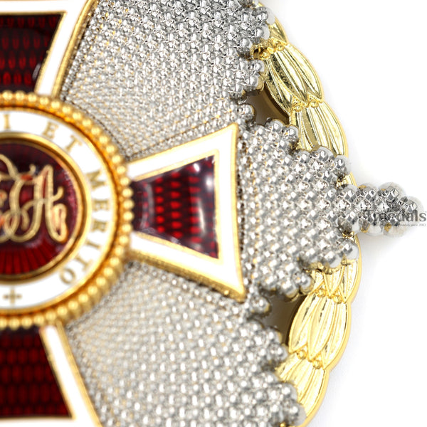 Austrian Imperial Order of Leopold Breast Star with war decoration Replica