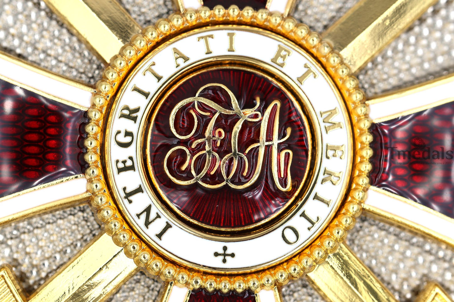 Austrian Imperial Order of Leopold – Grand Cross Breast Star with War Decoration Swords – Full-Size Museum Replica