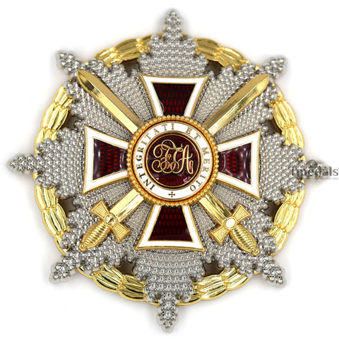 Austrian Imperial Order of Leopold Breast Star with war decoration and Sword Austria Replica