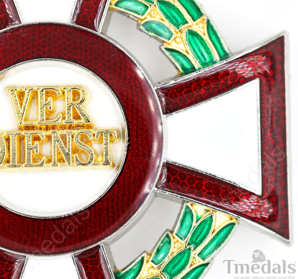 Military Merit Cross Austro-Hungarian Empire 1st class Replica Badge VERDIENST!
