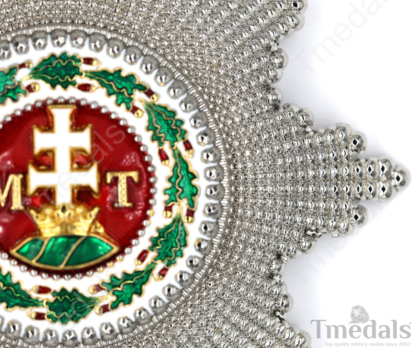 Grand Cross Star Austro-Hungarian Order of Saint Stephen Austria Medal Replica