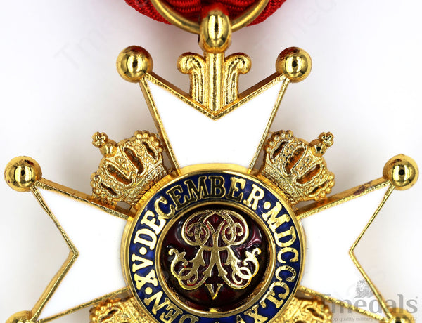 Ernst August Order Knight's Cross I Class Replica – Hanover 1865 Design Rare