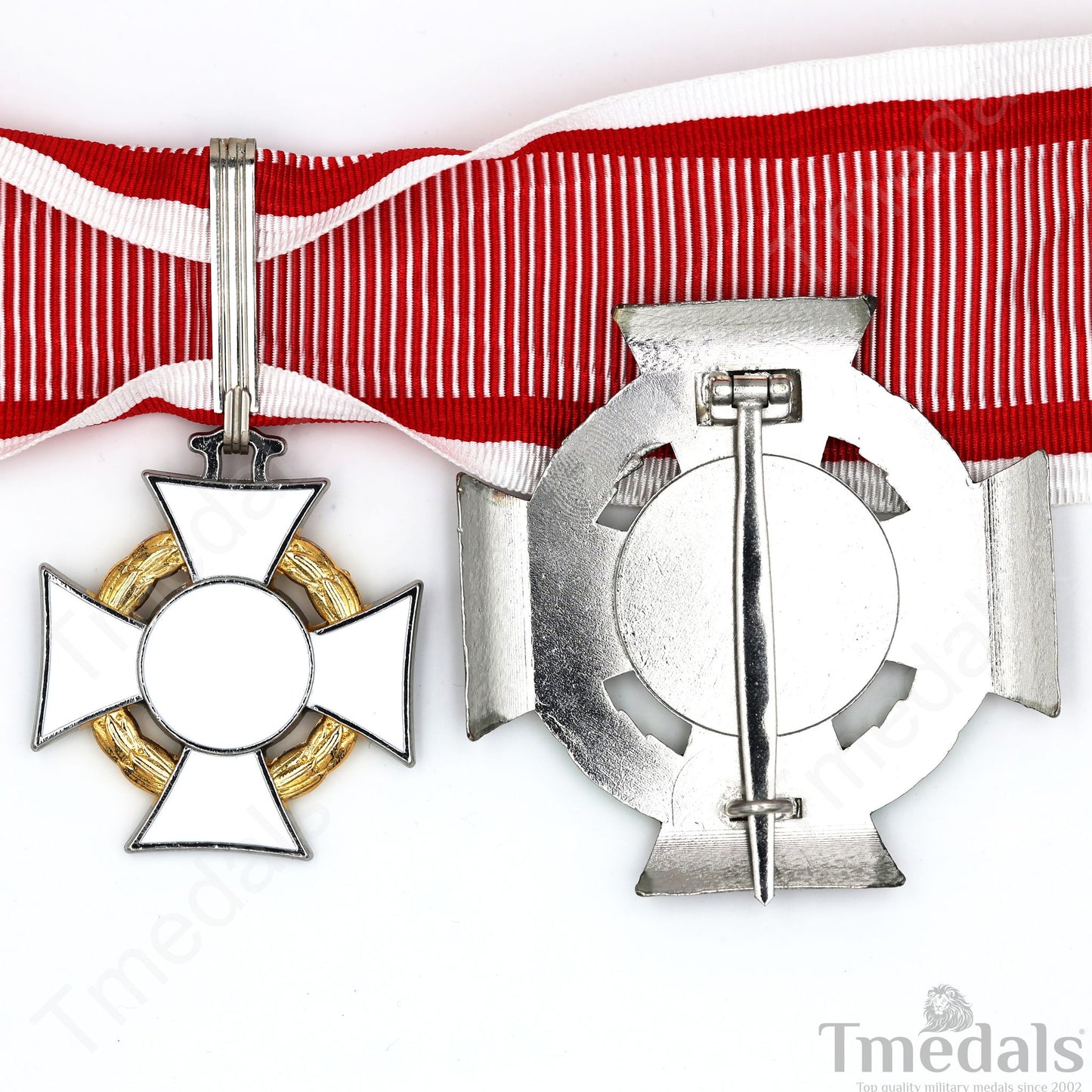 Austro-Hungarian Military Merit Cross Set – 1st Class Breast Star 2nd Class Neck Badge – Full-Size Museum Replica