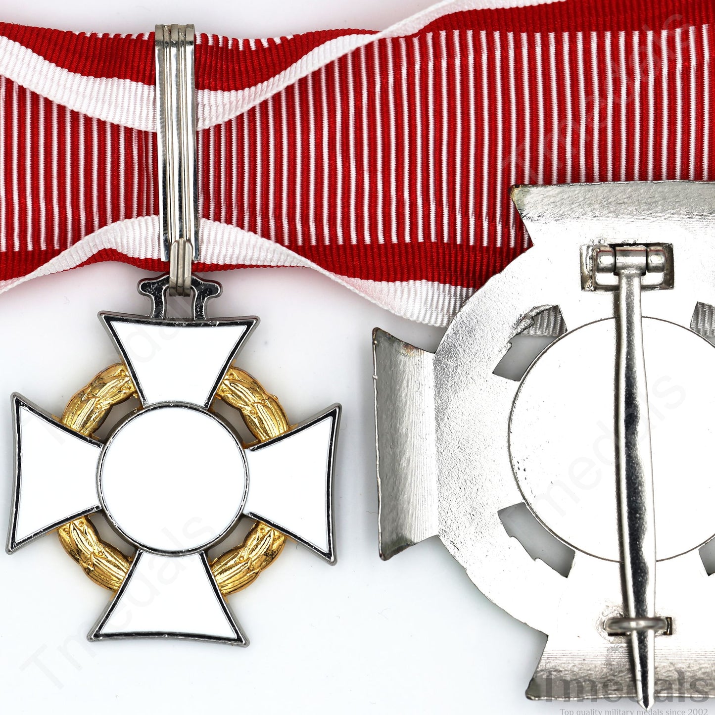 Austro-Hungarian Military Merit Cross Set – 1st Class Breast Star 2nd Class Neck Badge – Full-Size Museum Replica