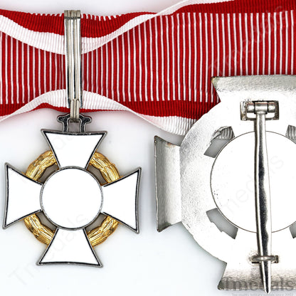 Austro-Hungarian Military Merit Cross Set – 1st Class Breast Star 2nd Class Neck Badge – Full-Size Museum Replica