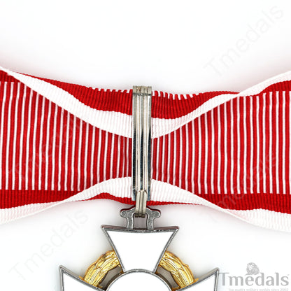 Austro-Hungarian Military Merit Cross Set – 1st Class Breast Star 2nd Class Neck Badge – Full-Size Museum Replica