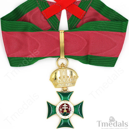 Royal Hungarian Order of Saint Stephen Commander’s Cross Medal – Replica
