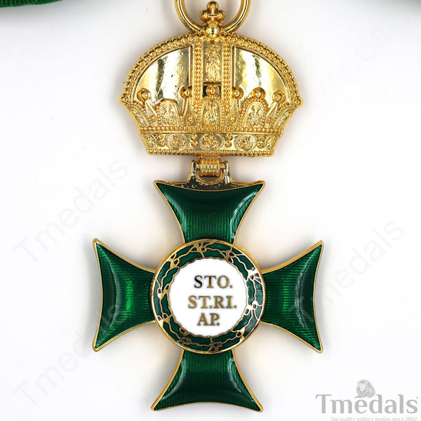 Royal Hungarian Order of Saint Stephen Commander’s Cross Medal – Replica
