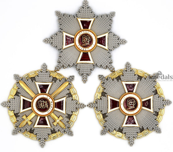 Austrian Imperial Order of Leopold Grand Cross Set – 3 Variants Replica
