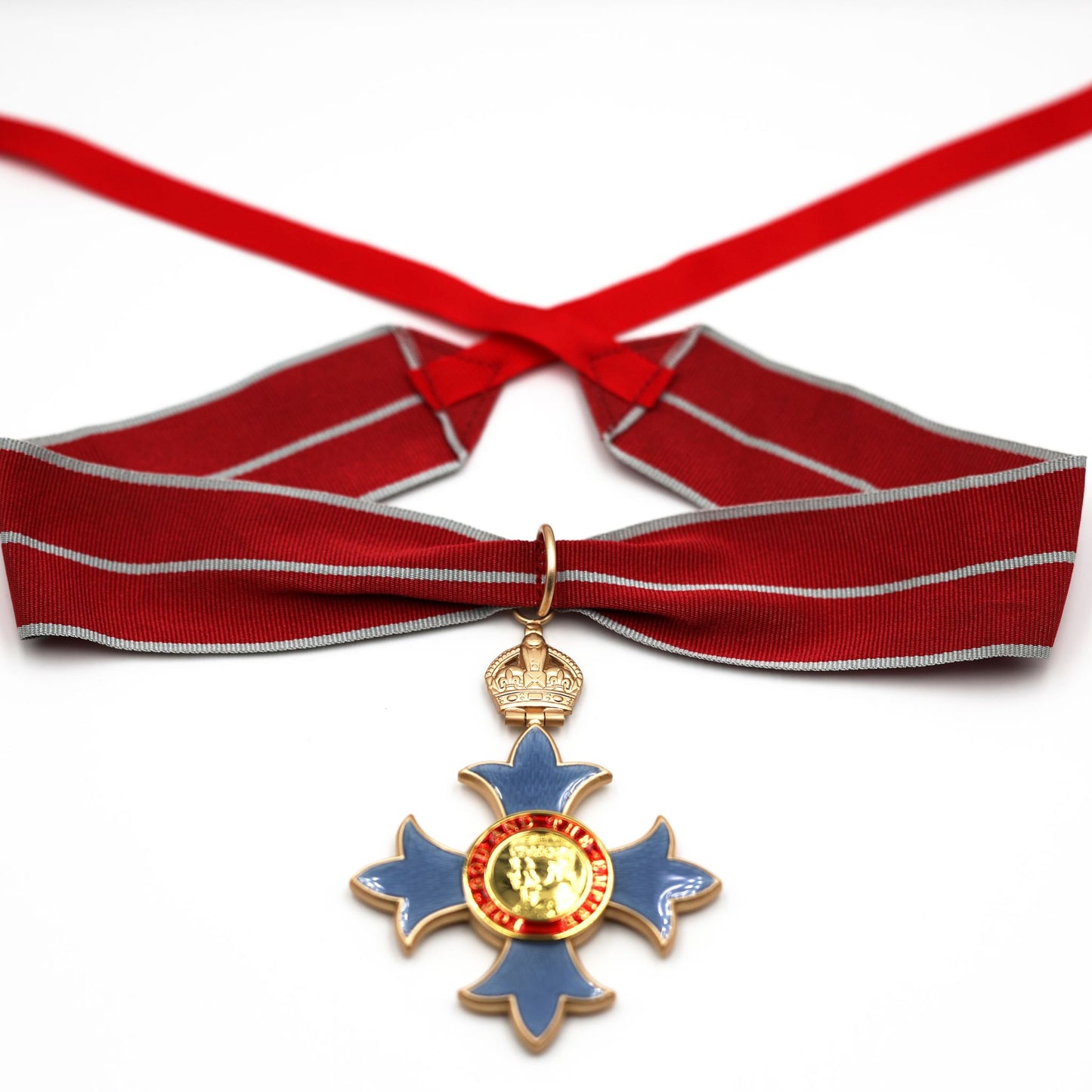 UK Order of the British Empire – CBE (Military) Neck Badge, Post-1936 Replica
