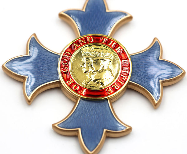 UK Order of the British Empire – CBE (Military) Neck Badge, Post-1936 Replica