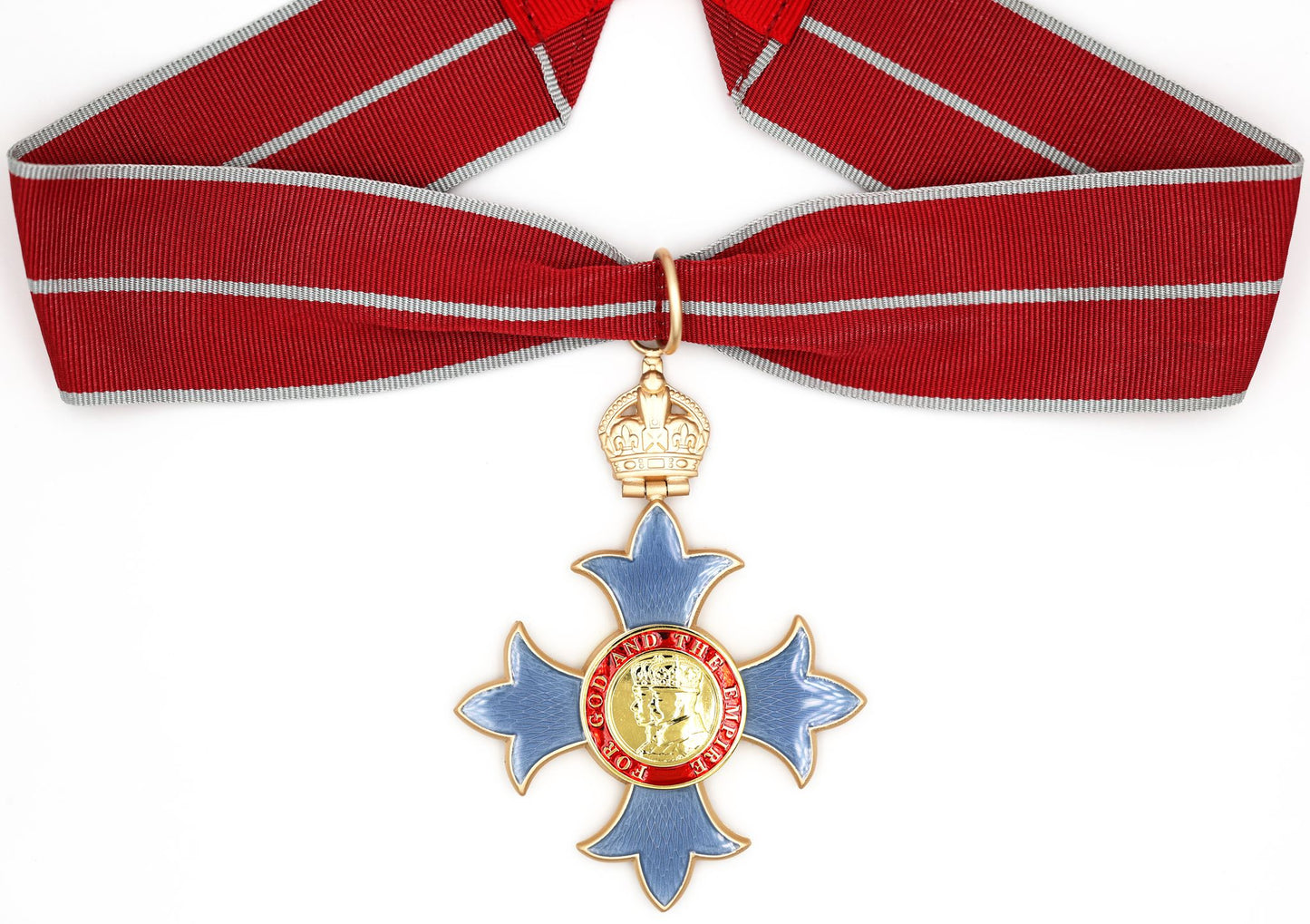 UK Order of the British Empire – CBE (Military) Neck Badge, Post-1936 Replica