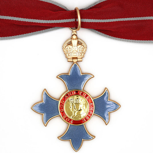 UK Order of the British Empire – CBE (Military) Neck Badge, Post-1936 Replica