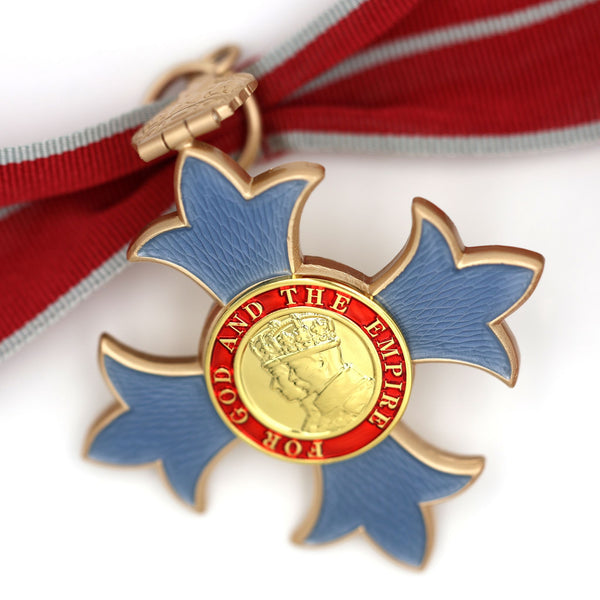 UK Order of the British Empire – CBE (Military) Neck Badge, Post-1936 Replica