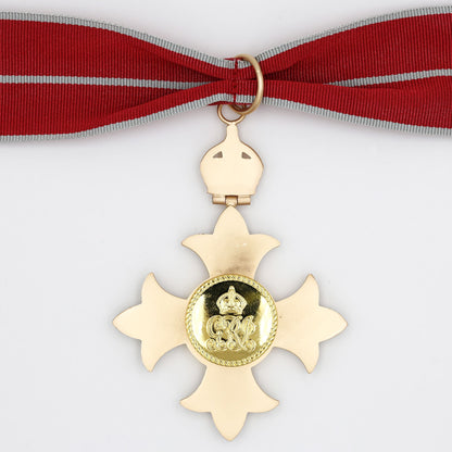 UK Order of the British Empire – CBE (Military) Neck Badge, Post-1936 Replica