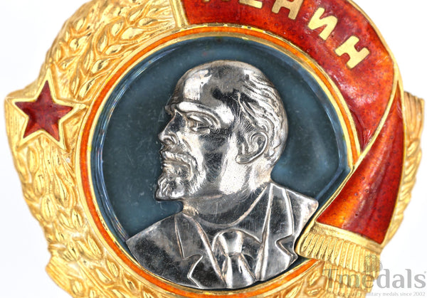 Order of Lenin Type 3 Medal–925 Sterling Silver Gilt Gold Platinum Enamel Replica Repro