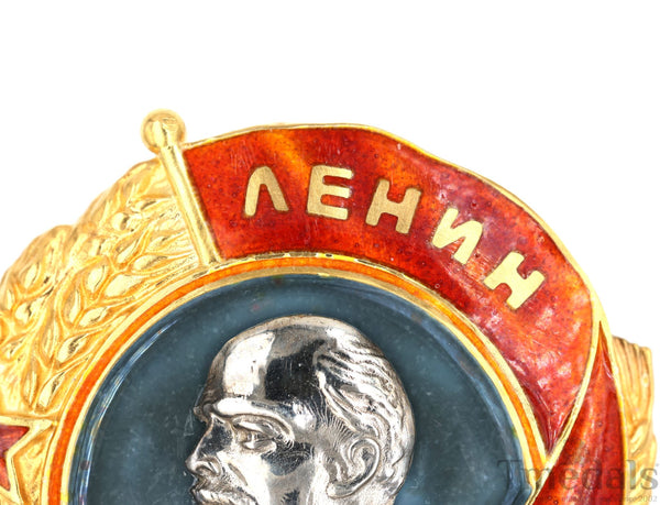 Order of Lenin Type 3 Medal–925 Sterling Silver Gilt Gold Platinum Enamel Replica Repro