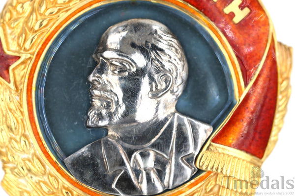 Order of Lenin Type 3 Medal–925 Sterling Silver Gilt Gold Platinum Enamel Replica Repro