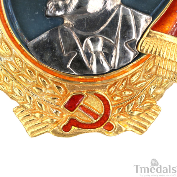 Order of Lenin Type 3 Medal–925 Sterling Silver Gilt Gold Platinum Enamel Replica Repro