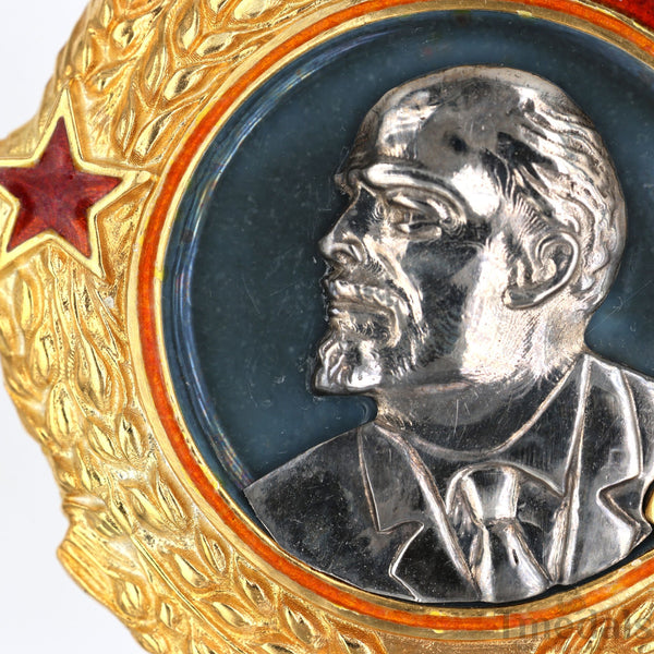Order of Lenin Type 3 Medal–925 Sterling Silver Gilt Gold Platinum Enamel Replica Repro