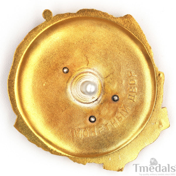 Order of Lenin Type 3 Medal–925 Sterling Silver Gilt Gold Platinum Enamel Replica Repro