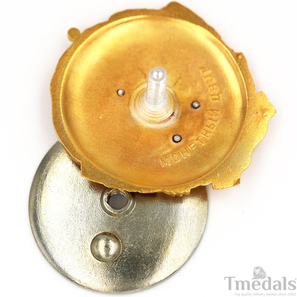 Order of Lenin Type 3 Medal–925 Sterling Silver Gilt Gold Platinum Enamel Replica Repro