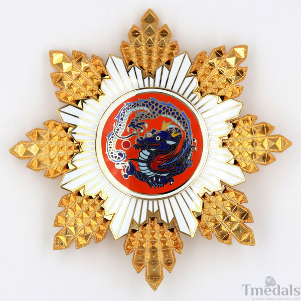 China Republic Qing Dynasty Order of the blue dragon 青龍勛章 Brest Star replica